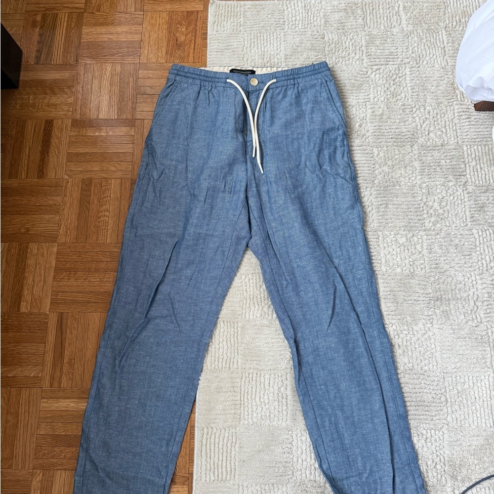 Scotch & Soda Light Blue Summer Pants